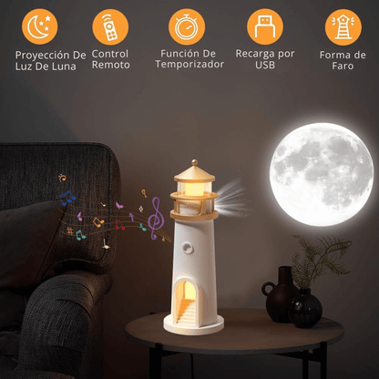 Faro Proyector de Luna