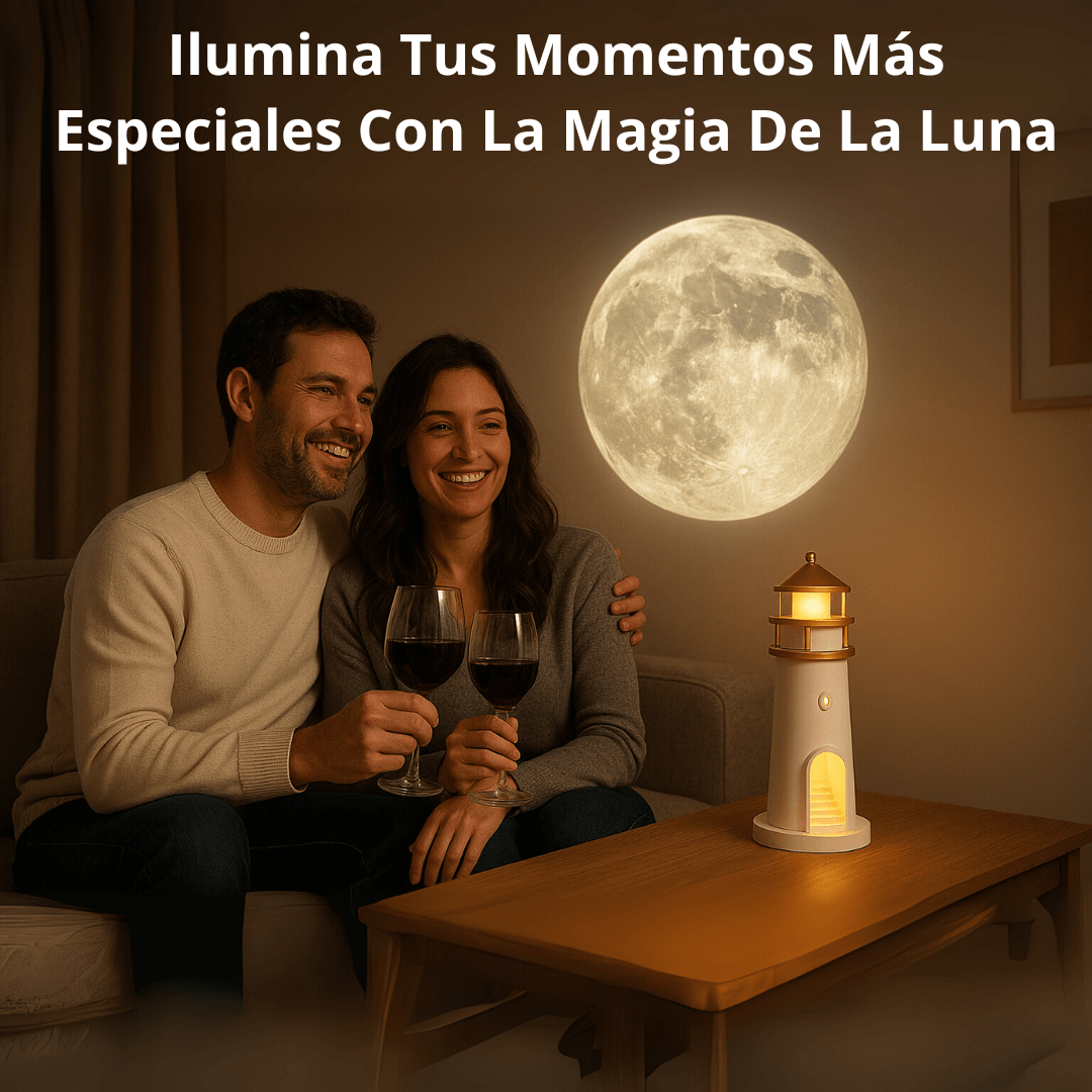 Faro Proyector de Luna